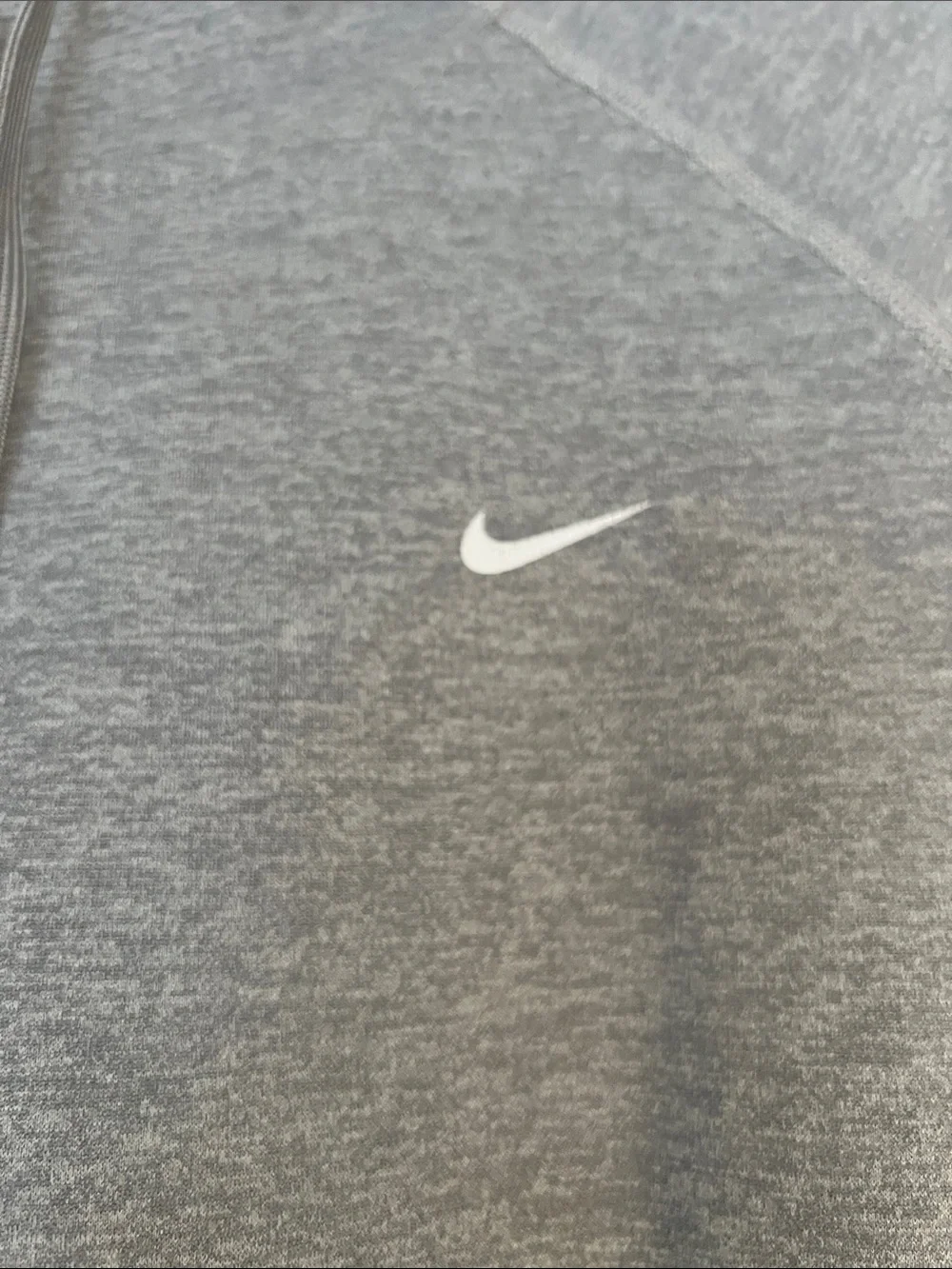 Nike Men’s Gray Crewneck Dri-FIT Pullover Hoodie